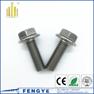 stainless steel motorcycle car parts flange screws bolt